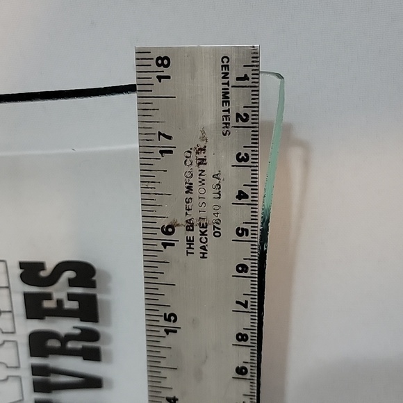 LARGE GLASS SNACK SERVING TRAY - Picture 3 of 5